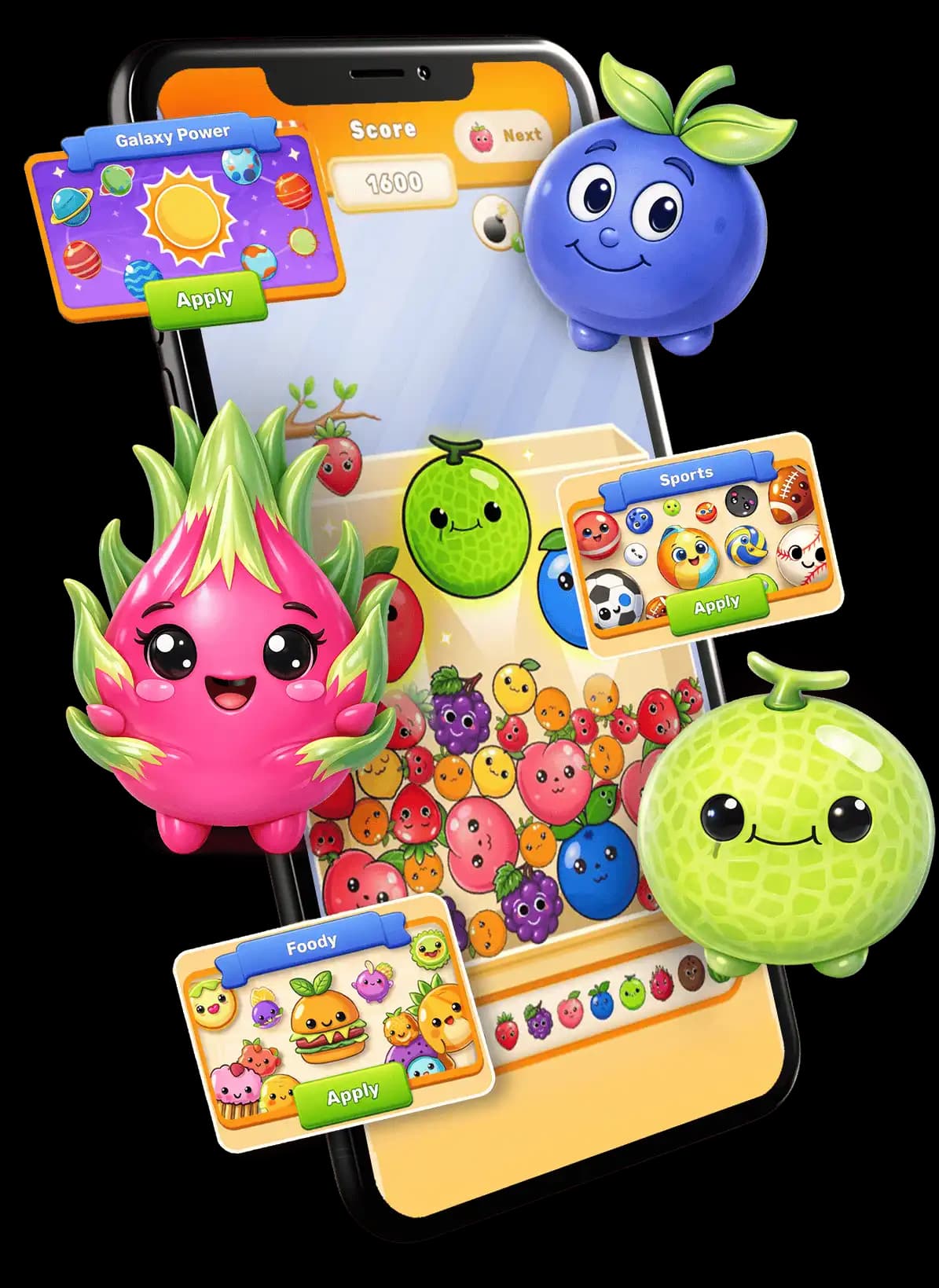 Fruit Merge Game
